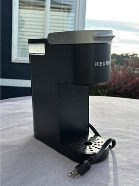 Keurig Single-Serve Coffee Maker in Black and Silver Accents